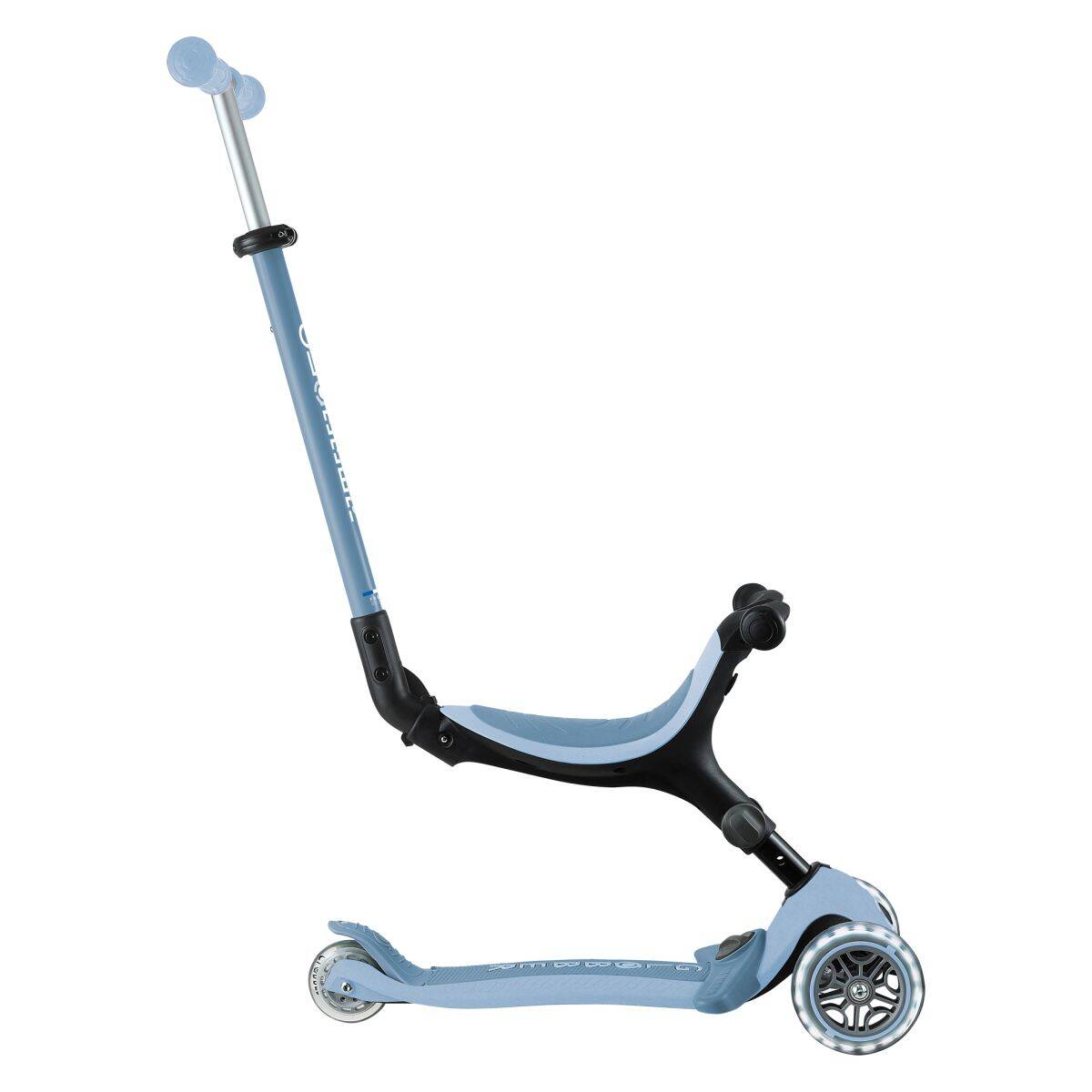 GLOBBER romobil GO UP Active ECO sklopivi, svjetleći kotači plavi