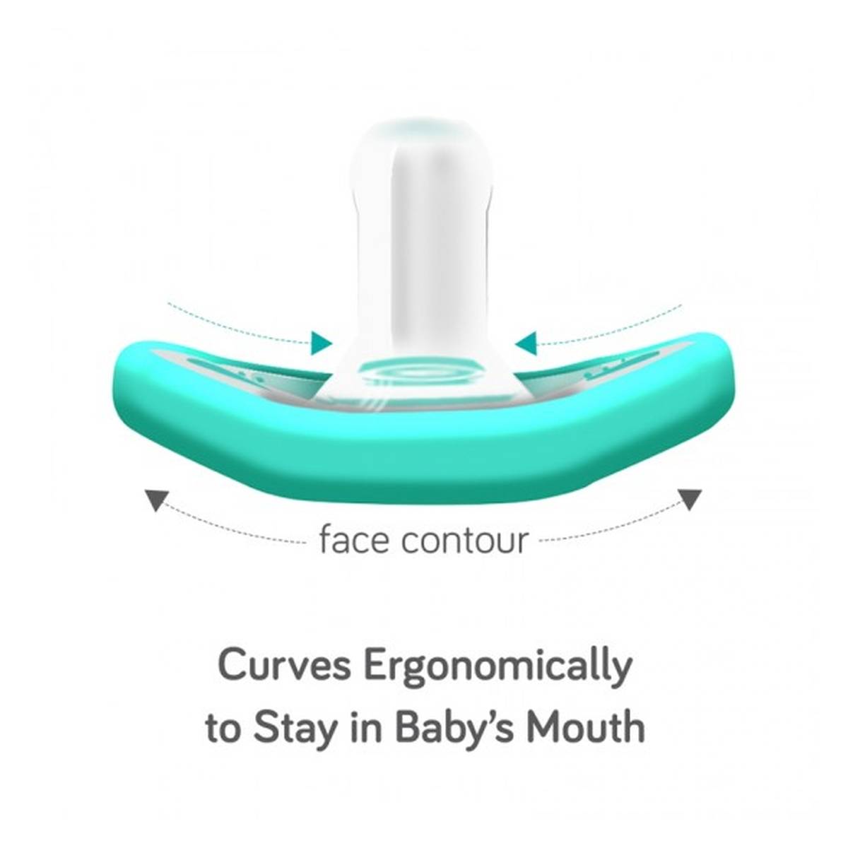 NANOBEBE duda varalica - silikon Flexy  0-3 m  2kom - Roza PINK