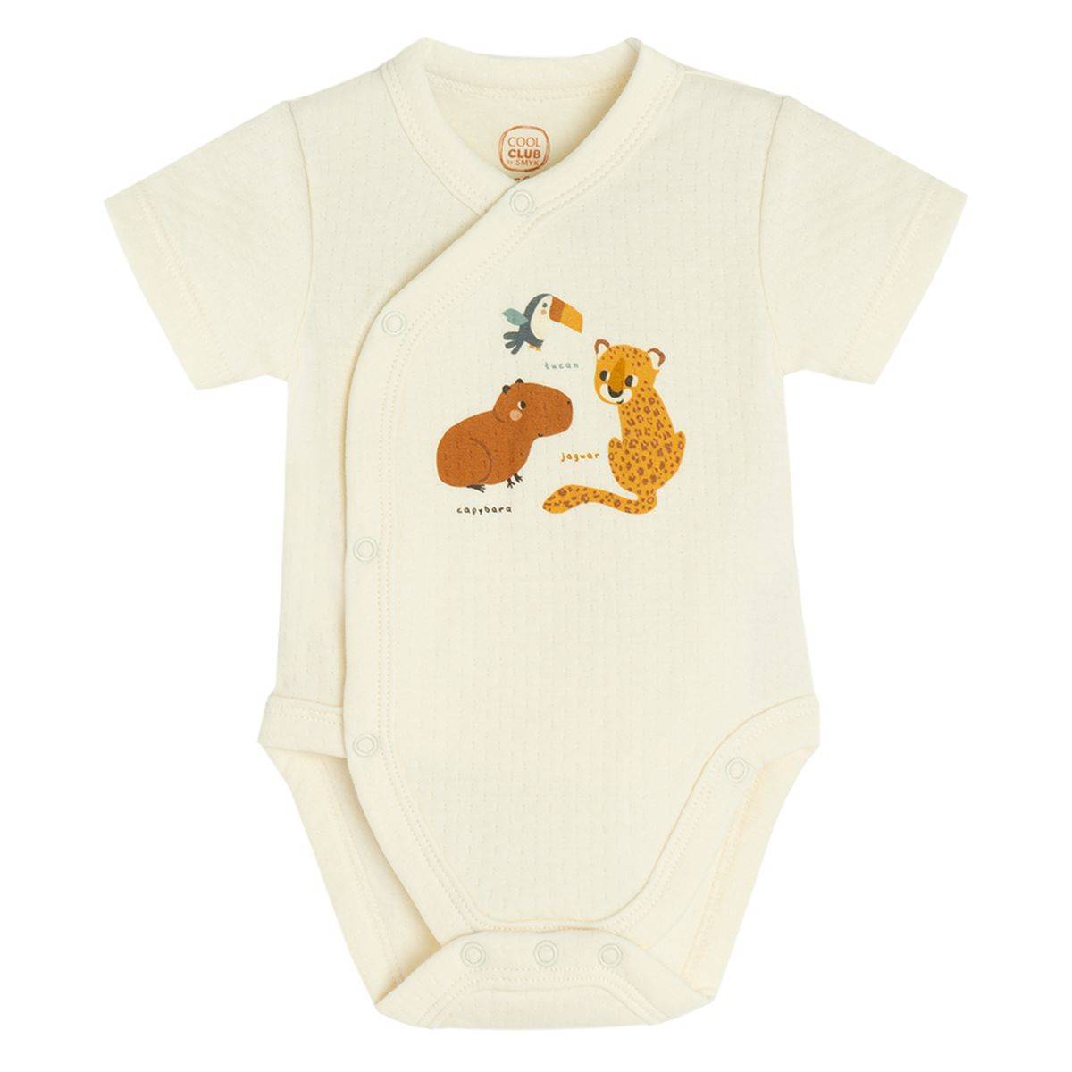 Cool Club perilo bodi preklop 2 kosa KR CCB2802465-00 F večbarvno 68