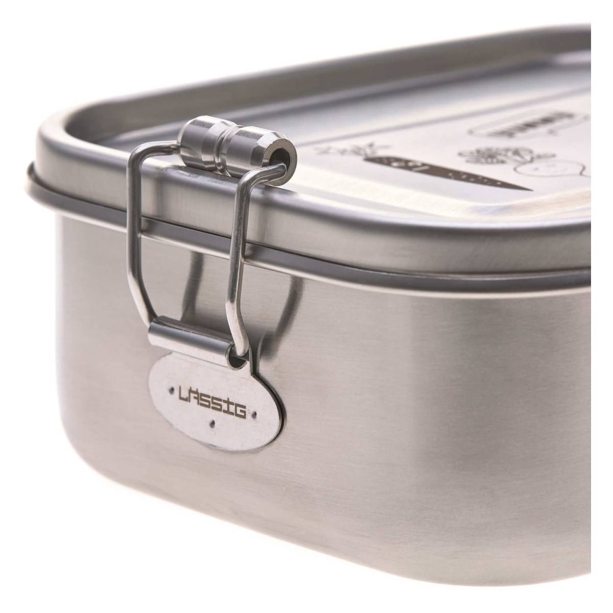 Lässig posodica za shranjevanje nerjaveče jeklo