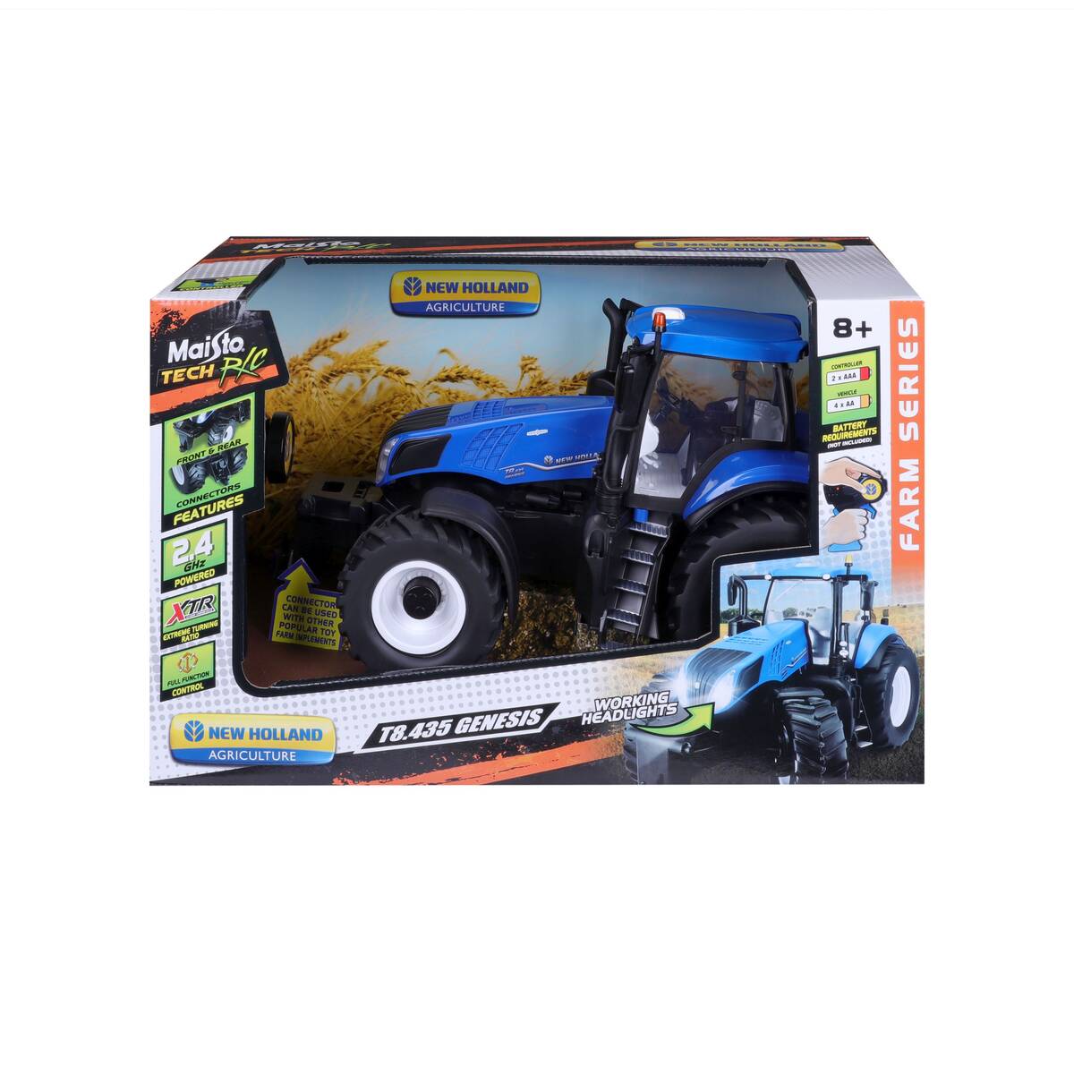 MAISTO traktor New Holland T8.435 Genesis - 2.4 GHz
