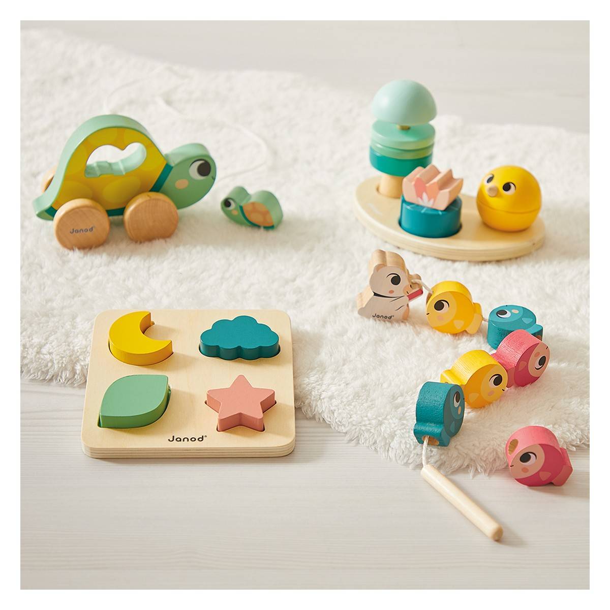 JANOD Kutija za poticanje finih motoričkih sposobnosti - 18+ mj