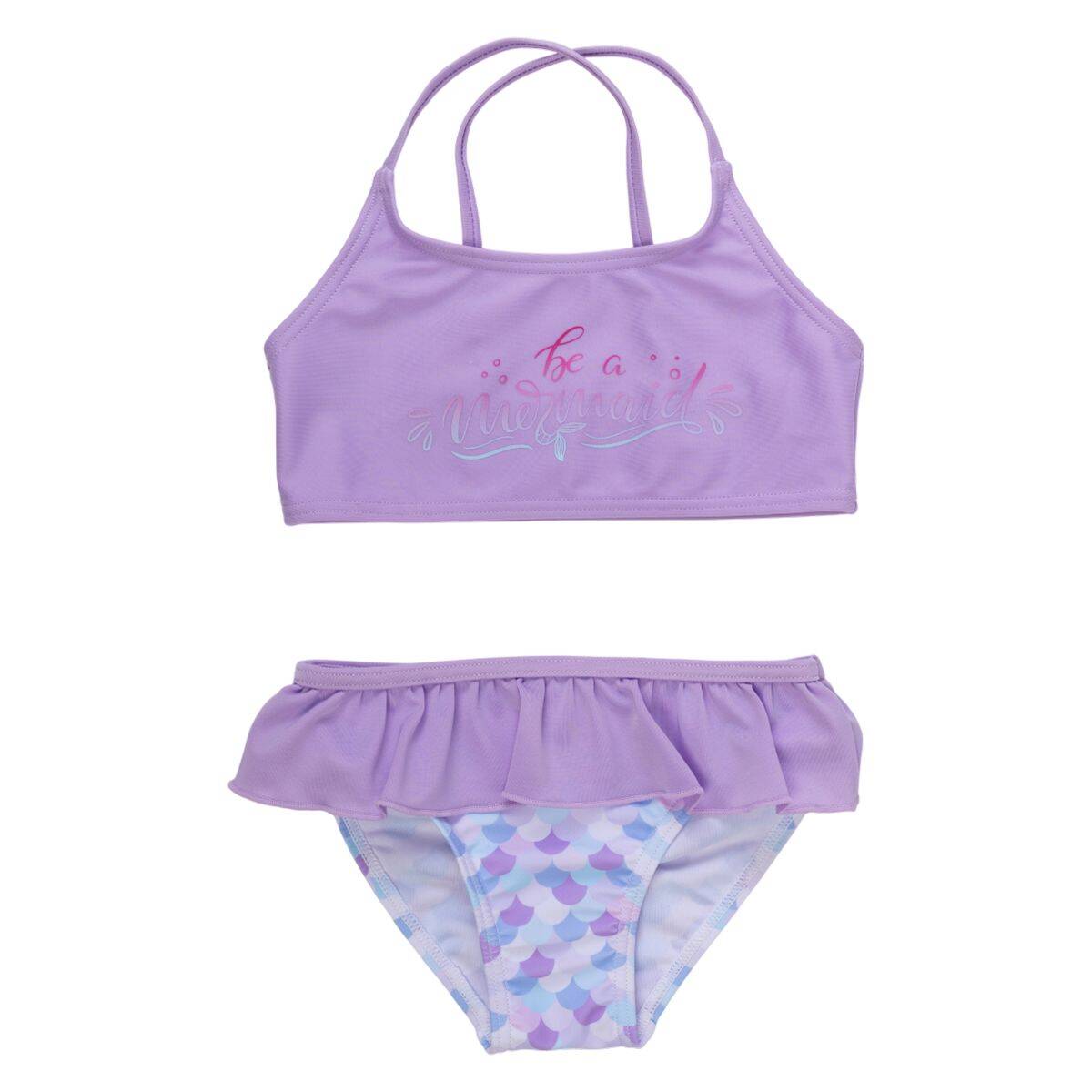 LUCKY KIDDO kupaći kostim dvodjelni LK-KGSW SET1 1_25_1 Ž Ljubičasta 122/128