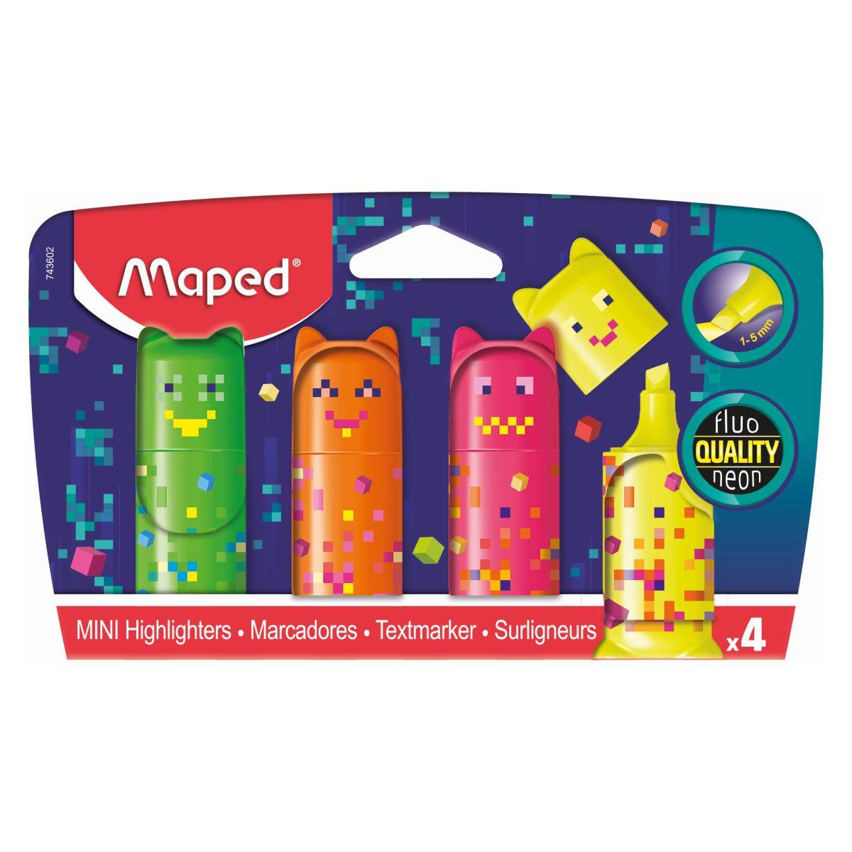 Maped marker pixel party pocket 4/1