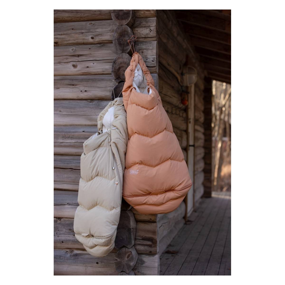 VOKSI Zimska vreća za kolica , Explorer, SandsPeach Wings, 100 cm, 0-3 god. Explorer sandstone peach wings