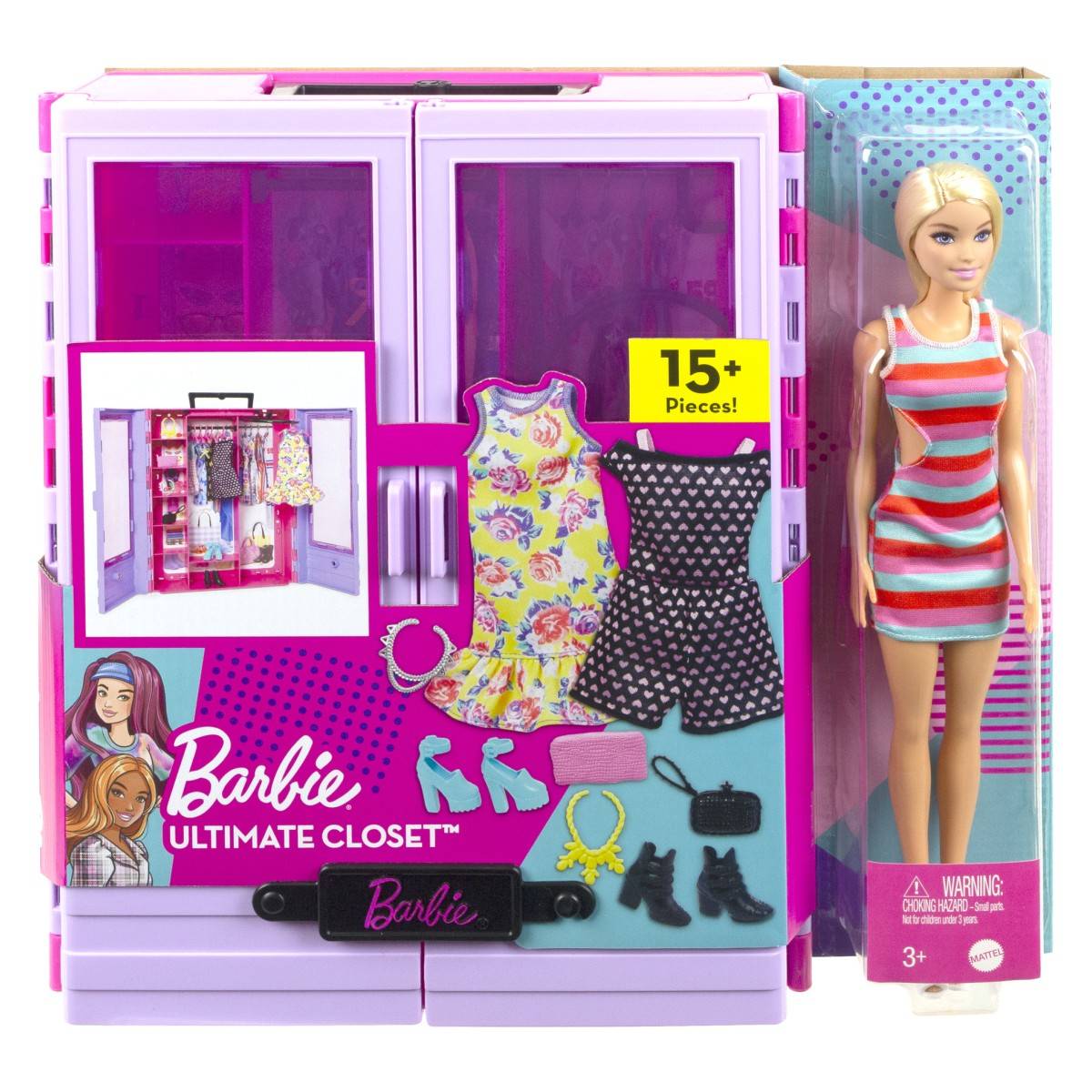 BARBIE vrhunski modni ormar s lutkom