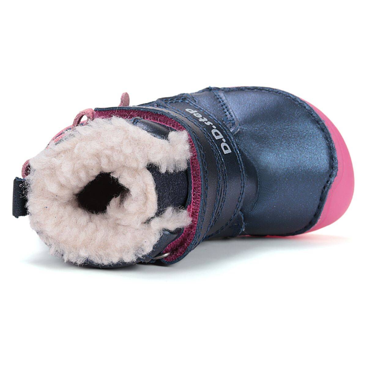 D.D.Step čevelj gležnjar W073-52684 podložen BAREFOOT D royal blue 22