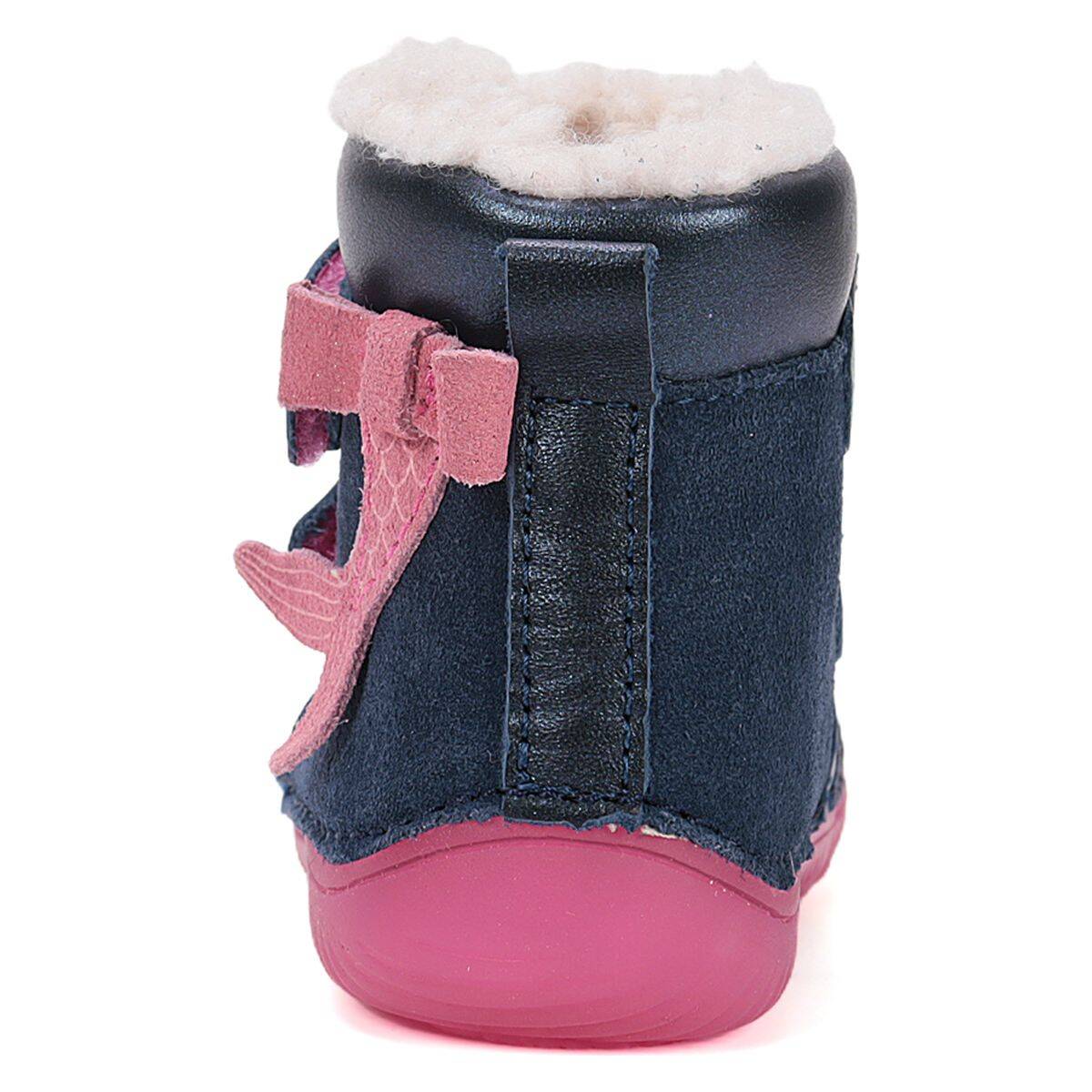 D.D.Step čevelj gležnjar W073-52684 podložen BAREFOOT D royal blue 22