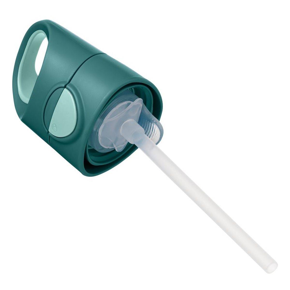 b.box termo steklenička Tritan s slamico 450 ml emerald forest