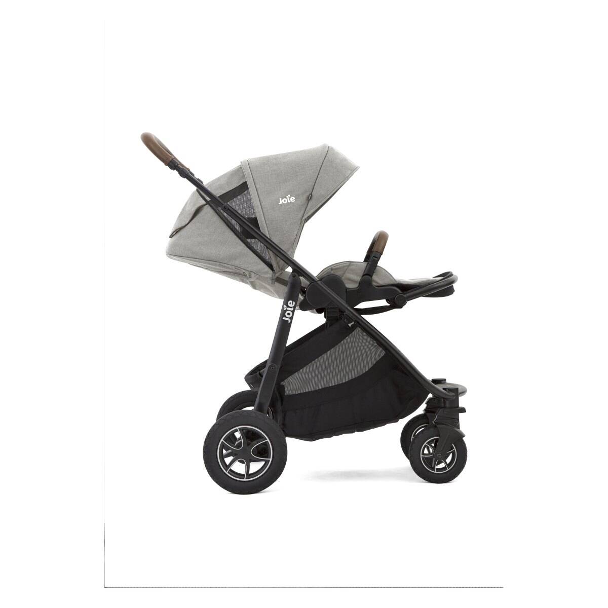 Joie® Ogrodje s sedežno enoto Versatrax pebble