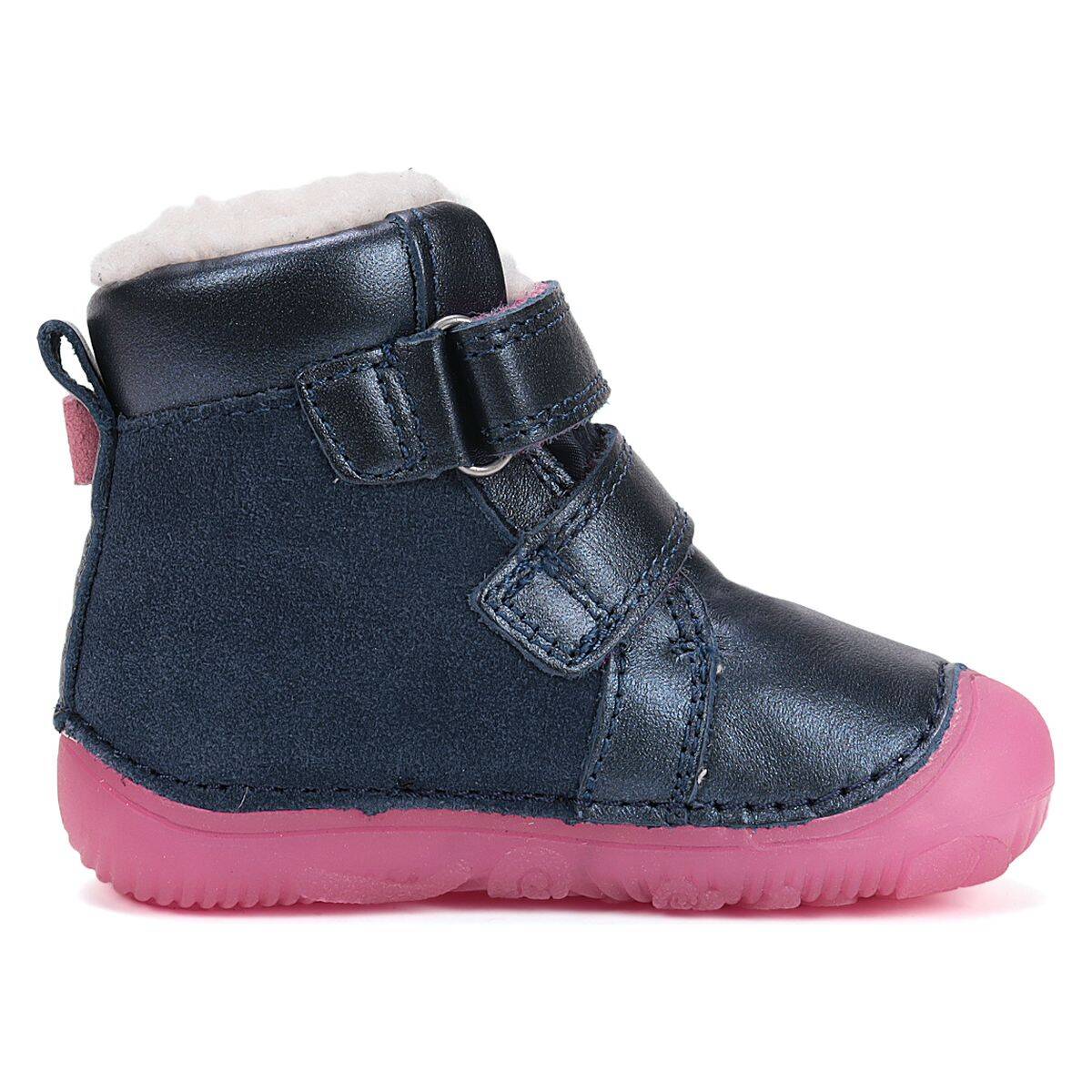 D.D.Step čevelj gležnjar W073-52684 podložen BAREFOOT D royal blue 23