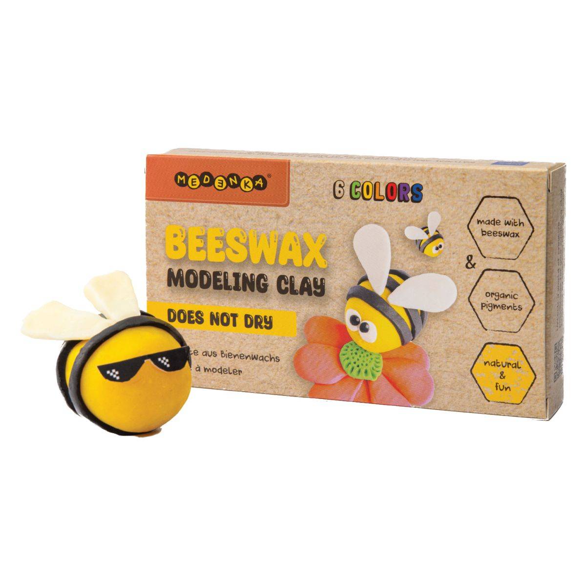 Medenka plastelin iz čebeljega voska 240g