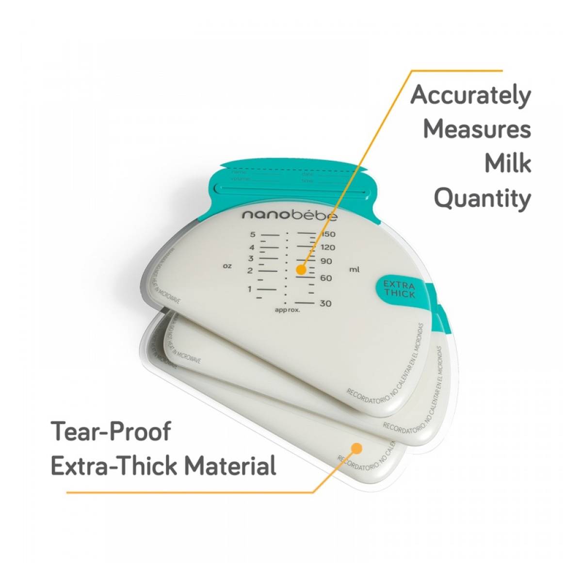 NANOBEBE vrećica za mlijeko i organizator majčinog mlijeka