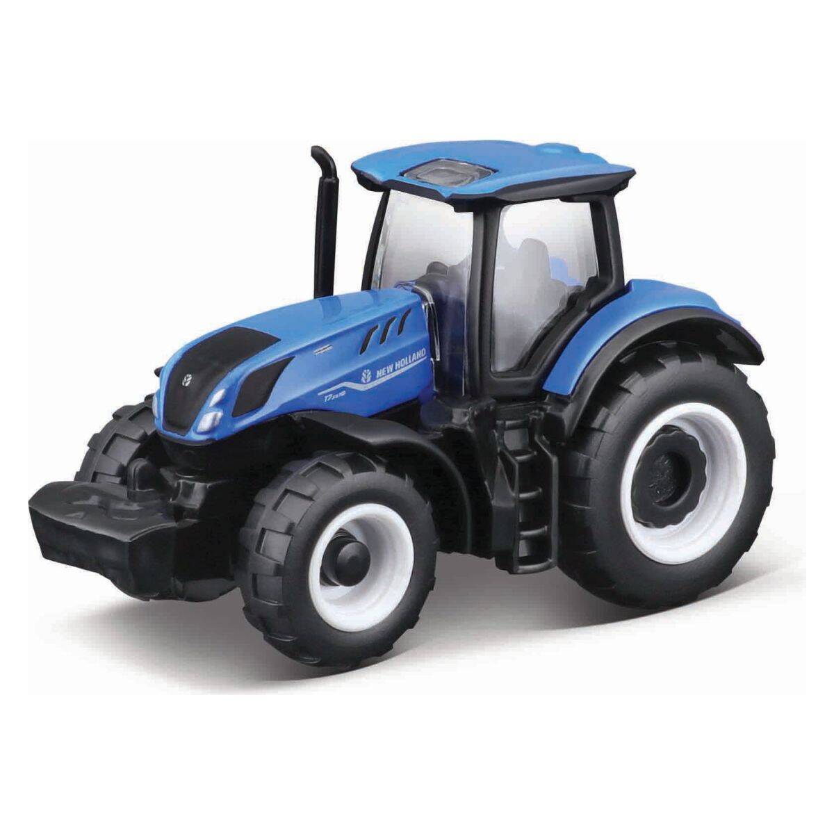 Maisto traktor Fendt, MF, Valtra, NH, 8 cm sort
