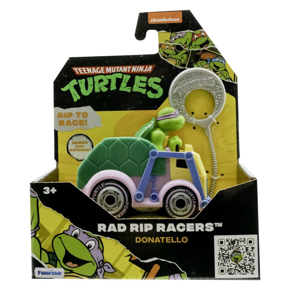 FUNRISE Ninja Turtles auto 7,5 cm Rad Rip Racers  4.sort