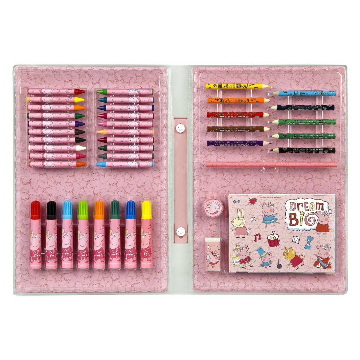 Undercover risalni set v kovčku 100 delni Pujsa Peppa