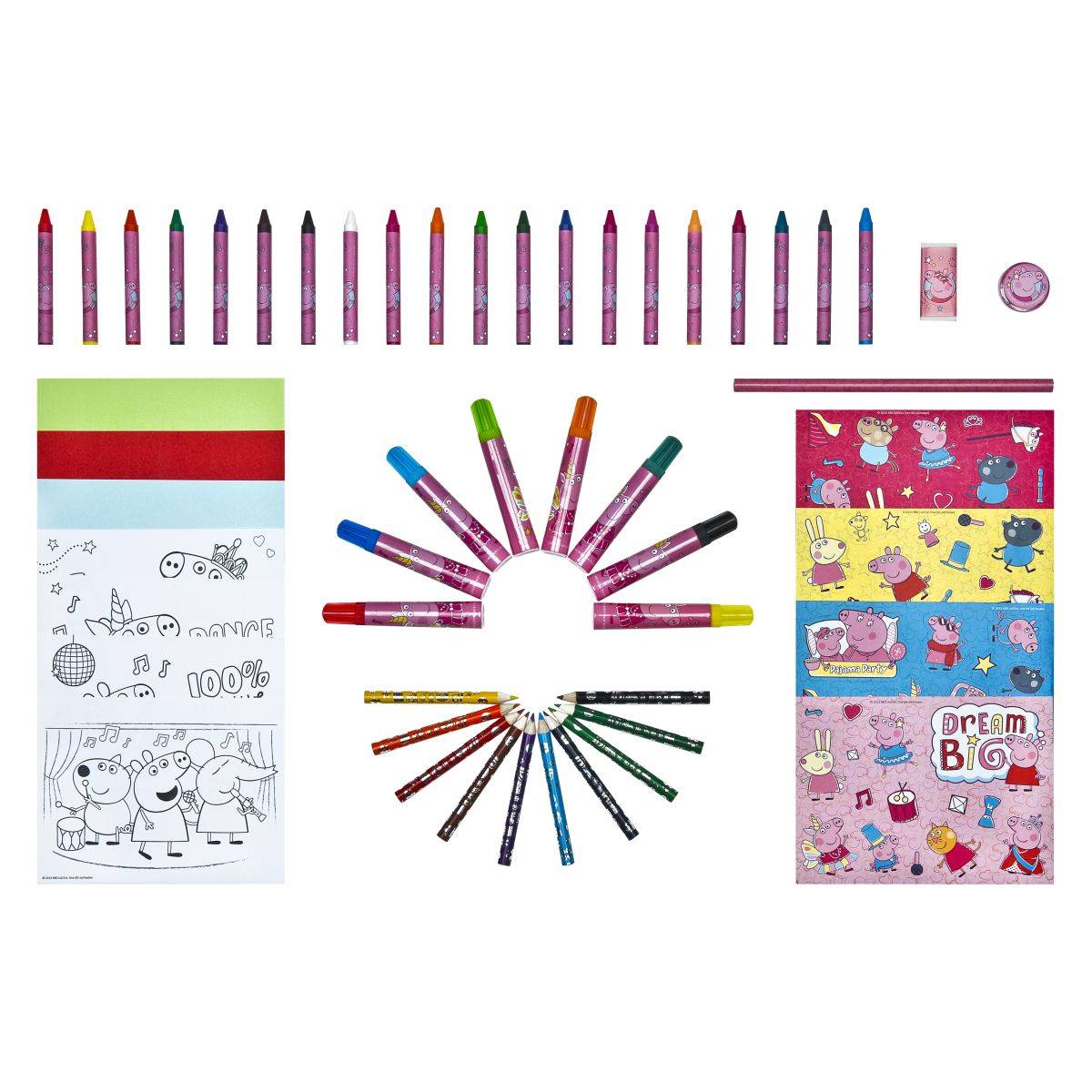 Undercover risalni set v kovčku 100 delni Pujsa Peppa