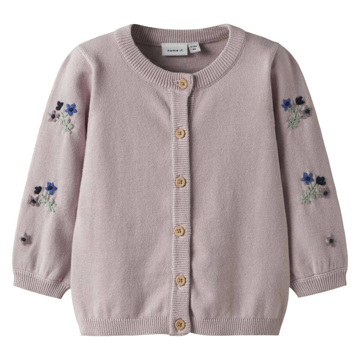 Name It jopa DR 13246466 NBFNUSSY LS KNIT CARD D Vijolična 68
