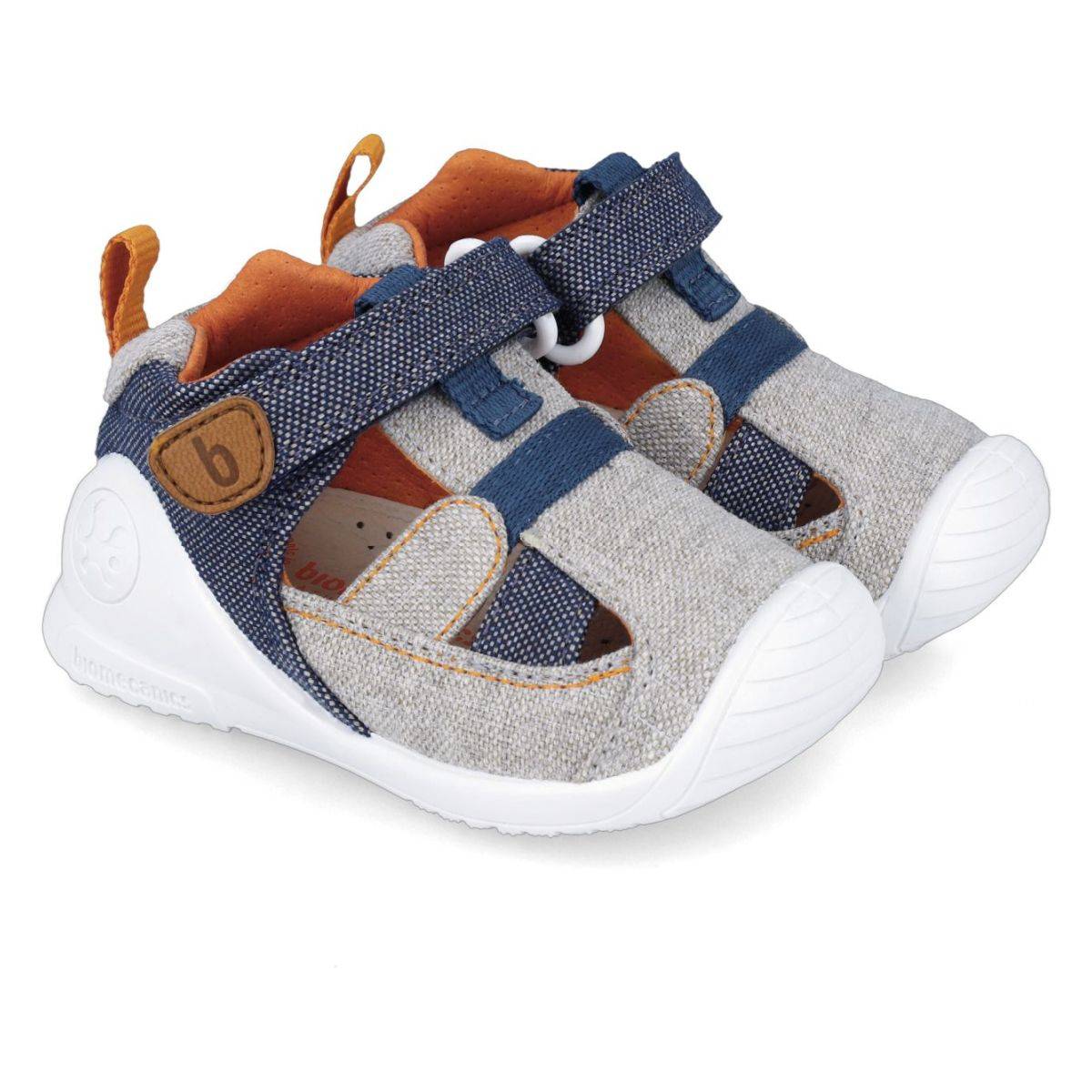 Biomecanics čevelj nizek 242186B F gris y azul marino (moncabrer) 23