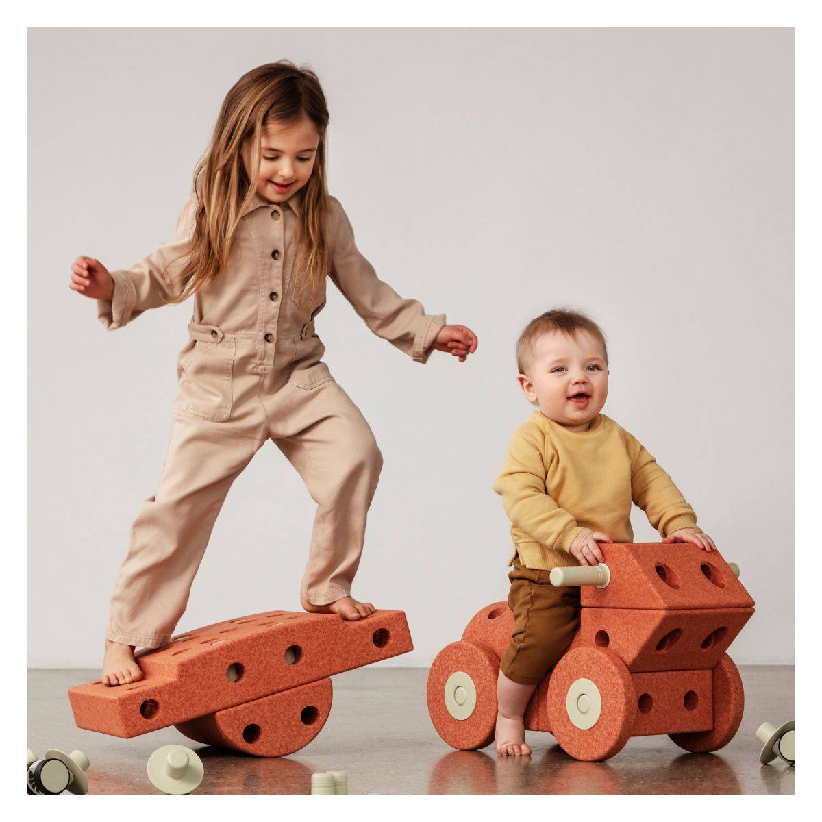 Modu Dreamer set, Burnt Orange/Dusty Green