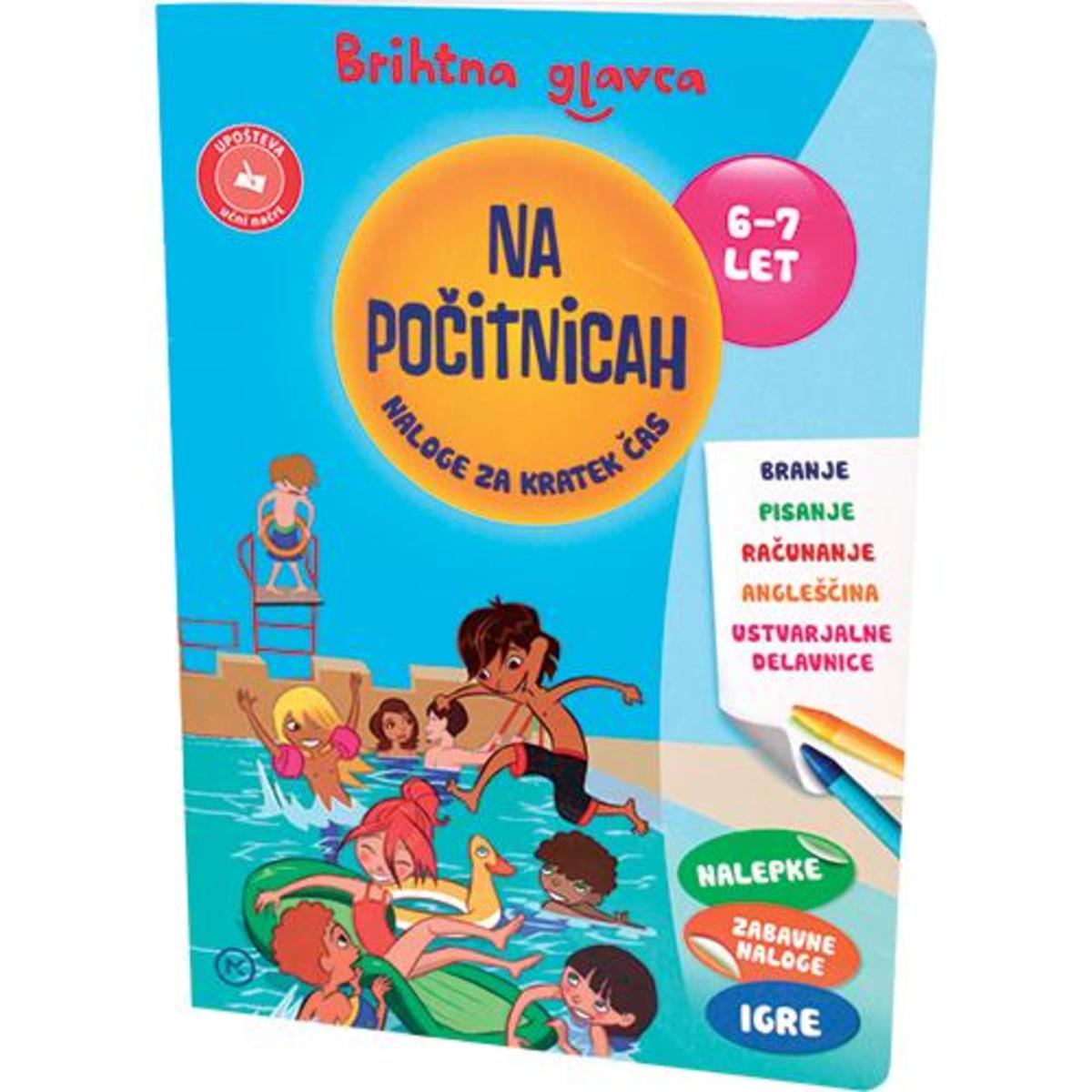 Mladinska Knjiga Brihtna glavca na počitnicah 6-7 let
