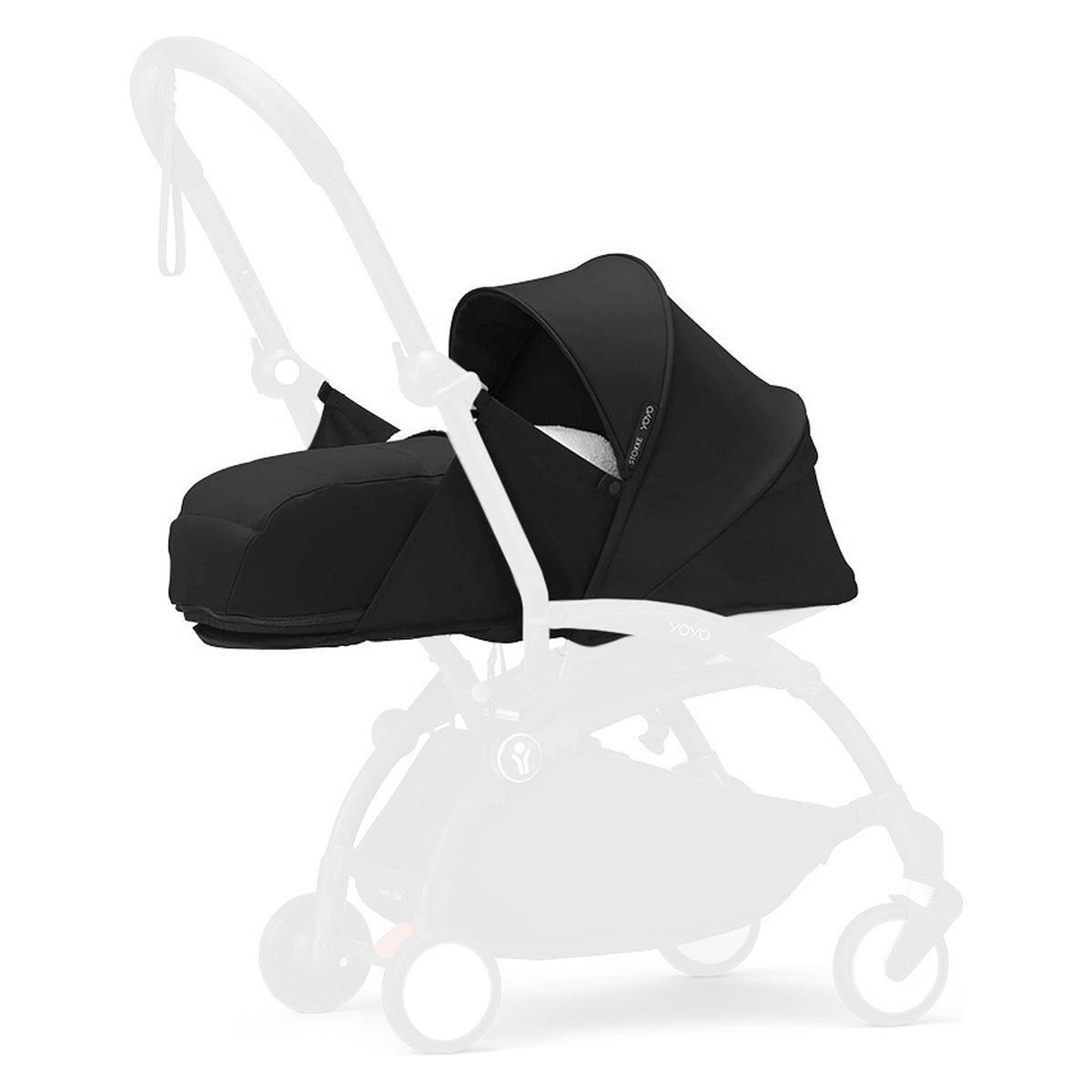 Stokke Ogrodje vozička white frame 0+ newborn pack Yoyo® black