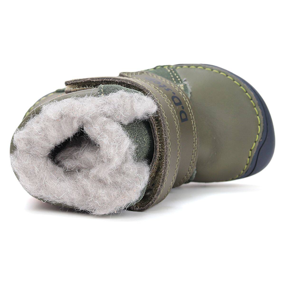 D.D.Step škornji W073-52306AM podložen BAREFOOT F emerald 27