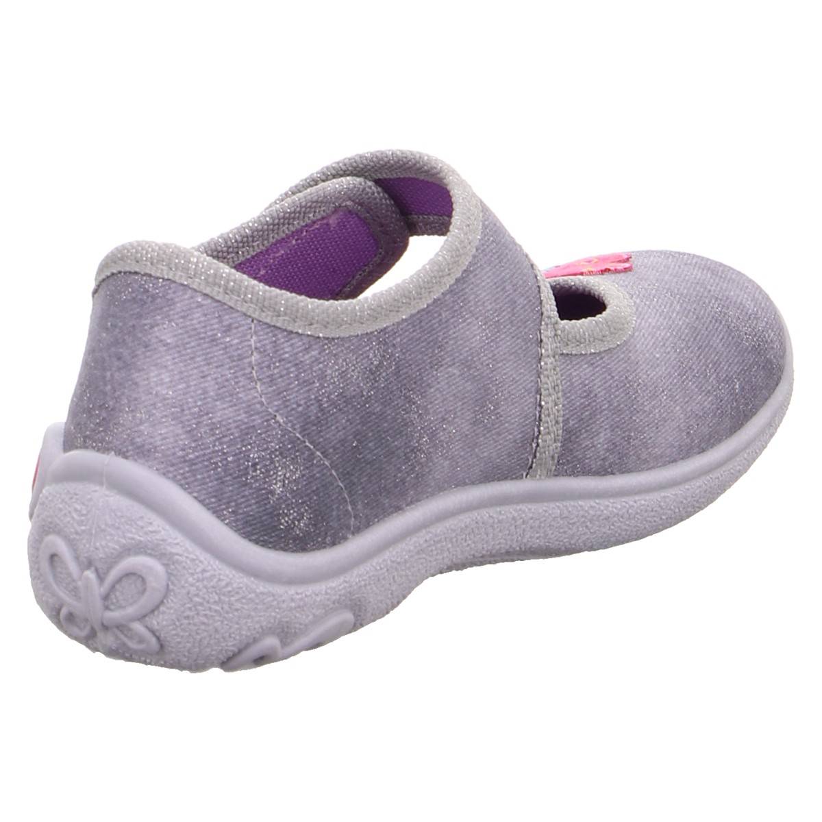 Superfit Belinda Pantofole Per Bambine - Mary Jane In Tessuto, Suola Flessibile, Con Chiusura A Strappo - Foto 2