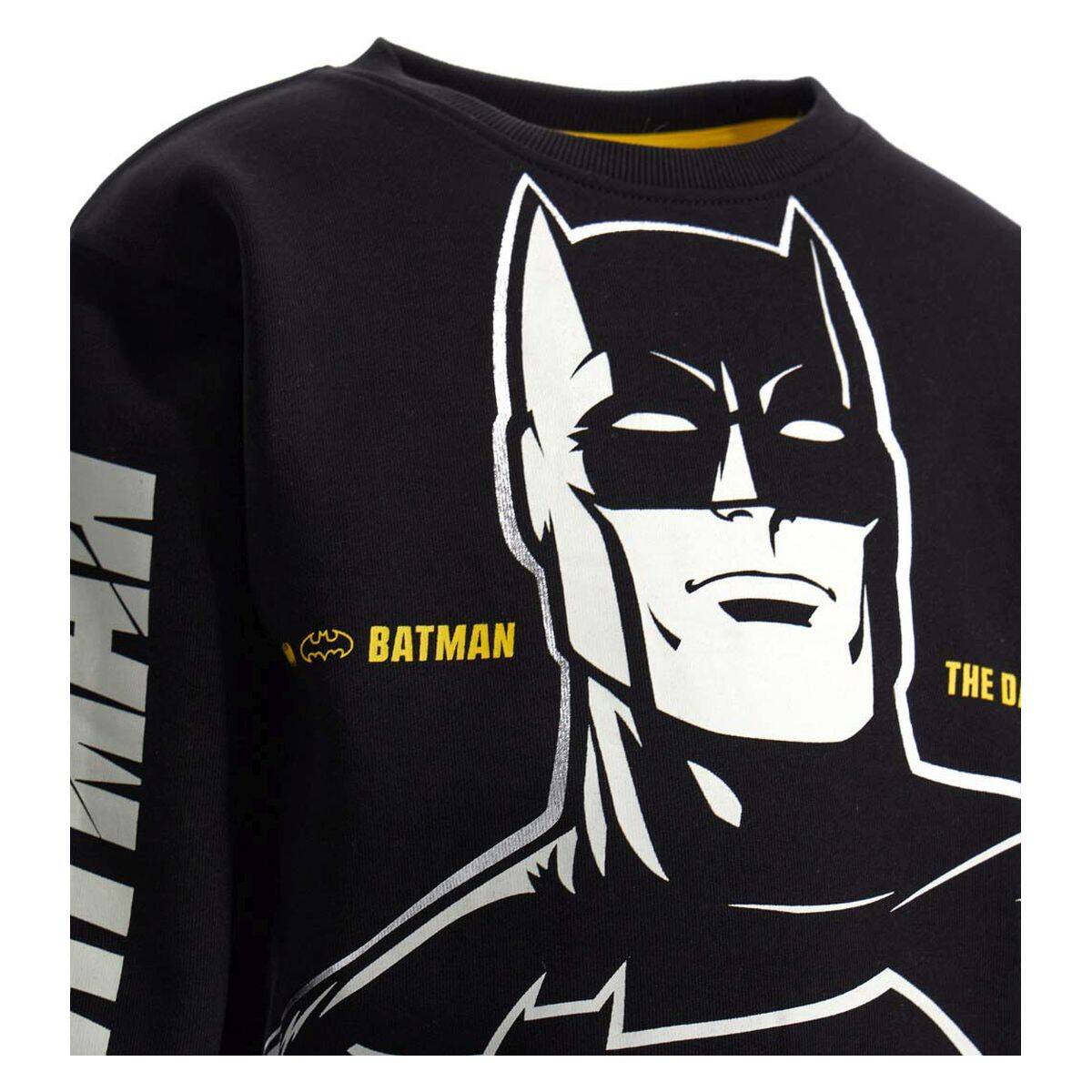 Original Marines pulover DR DEAV2659B WB - DC COMICS JLEAGUE F Črna 116