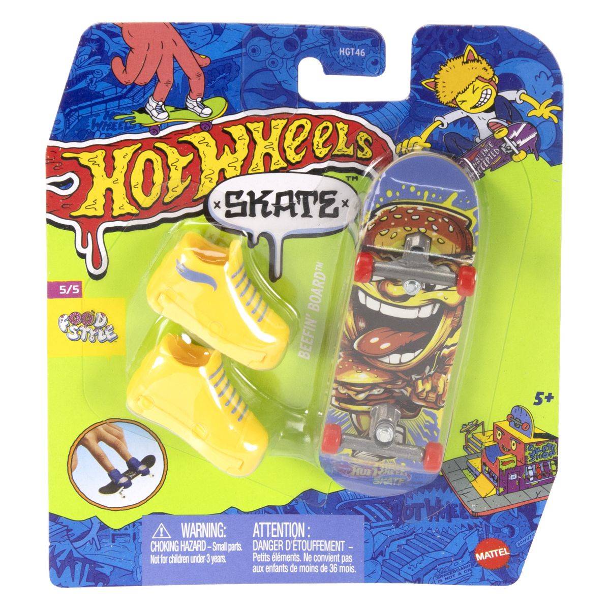 Hot Wheels Prstna Rolka s Čevlji HGT46