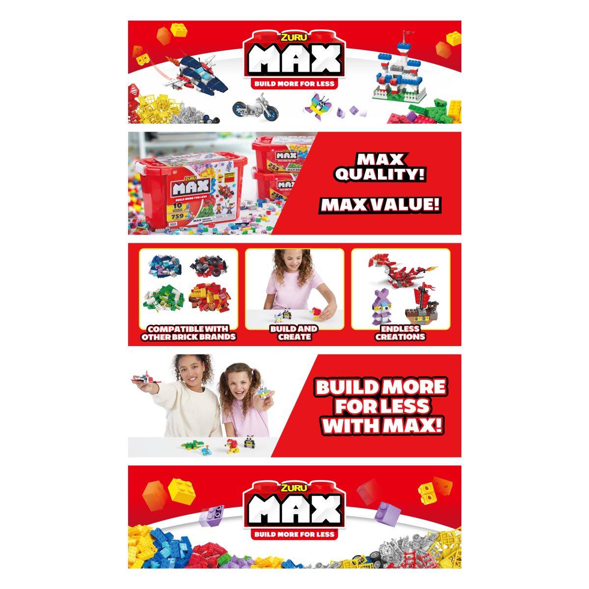 ZURU kocke Max City policijska postaja set 889 kom