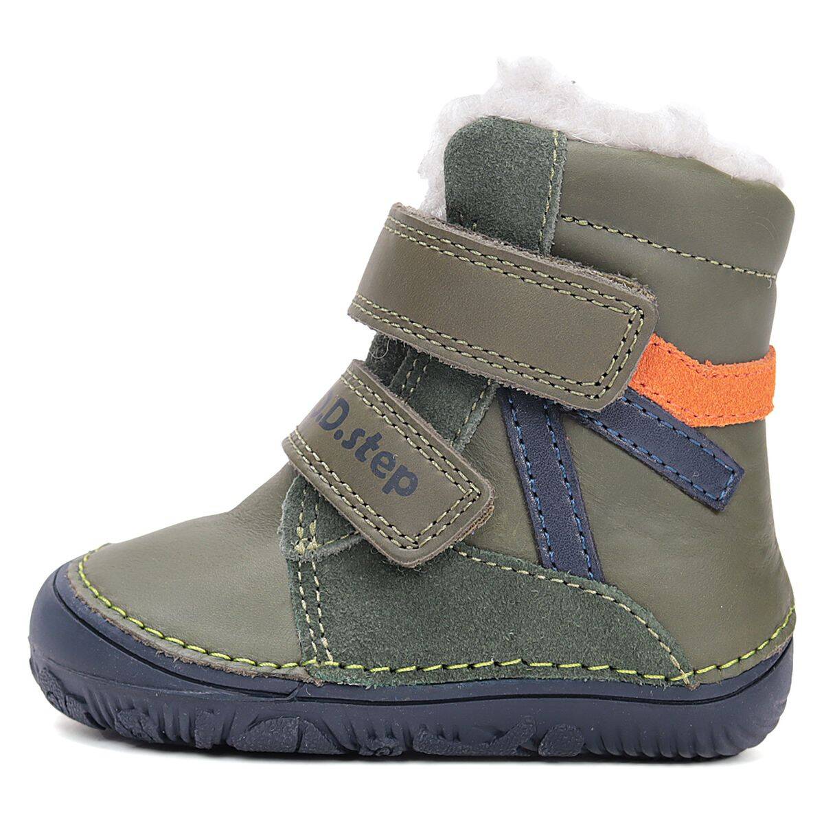 D.D.Step škornji W073-52306AM podložen BAREFOOT F emerald 28