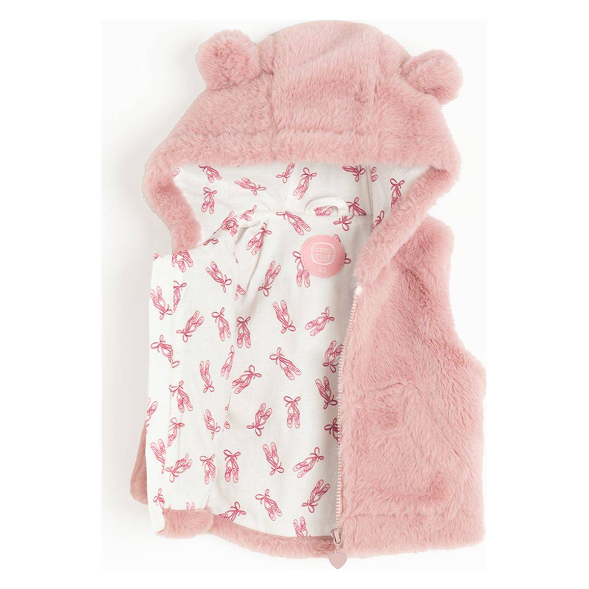 Cool Club brezrokavnik CCG2900496 D roza 74