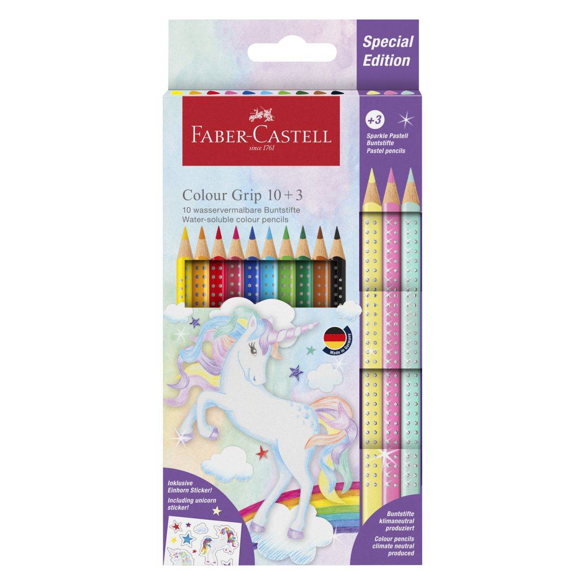 Faber Castell barvice grip unicorn 10+3