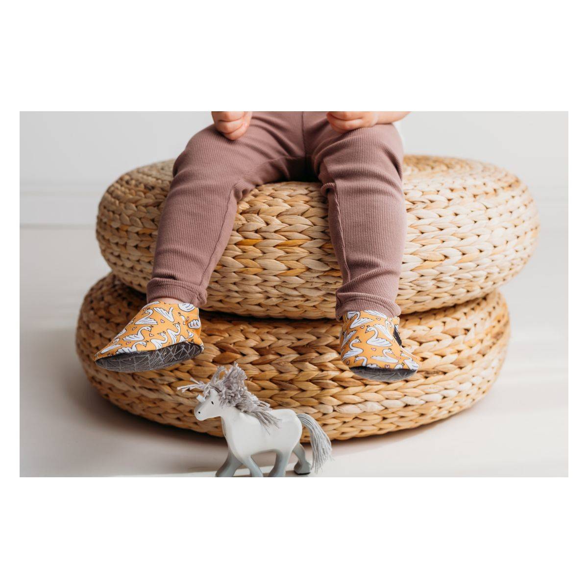 SNUGI papuče 22466 Swans Ž zlata 26-27