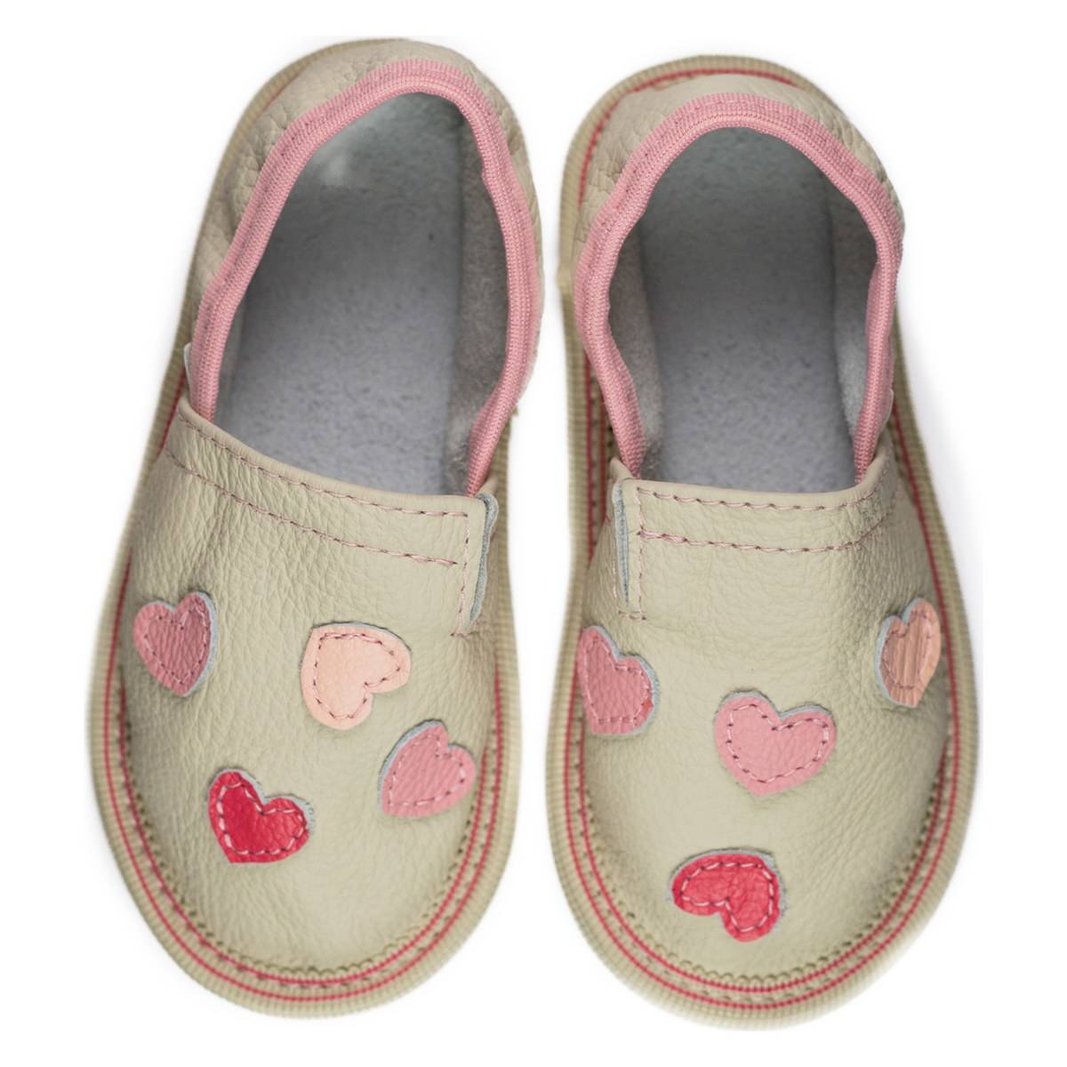 Rolly copat šolski 315S Toddler Girl Hearts D beige 23