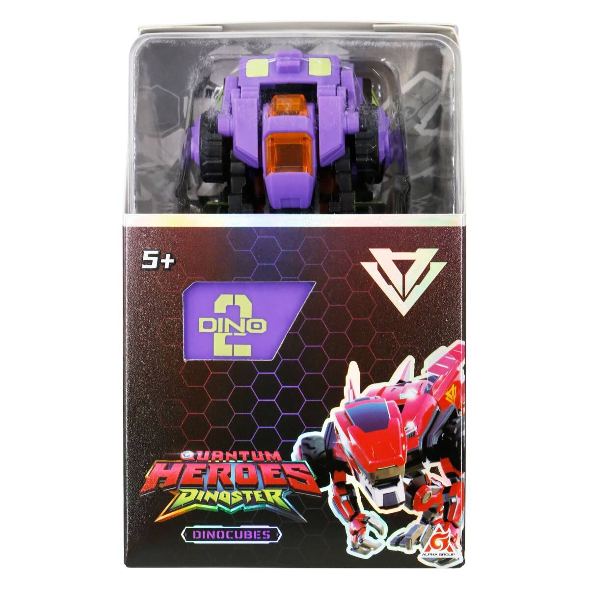 Dinoster Dinocubes RAPTORBOT vijoličen 44244