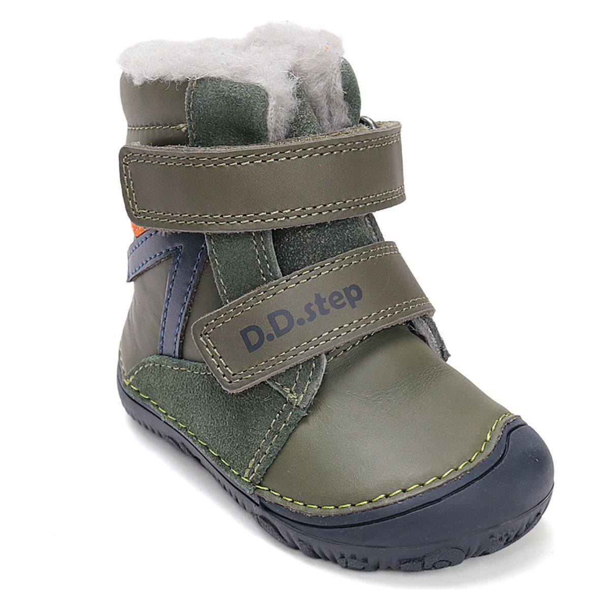 D.D.Step škornji W073-52306AM podložen BAREFOOT F emerald 29