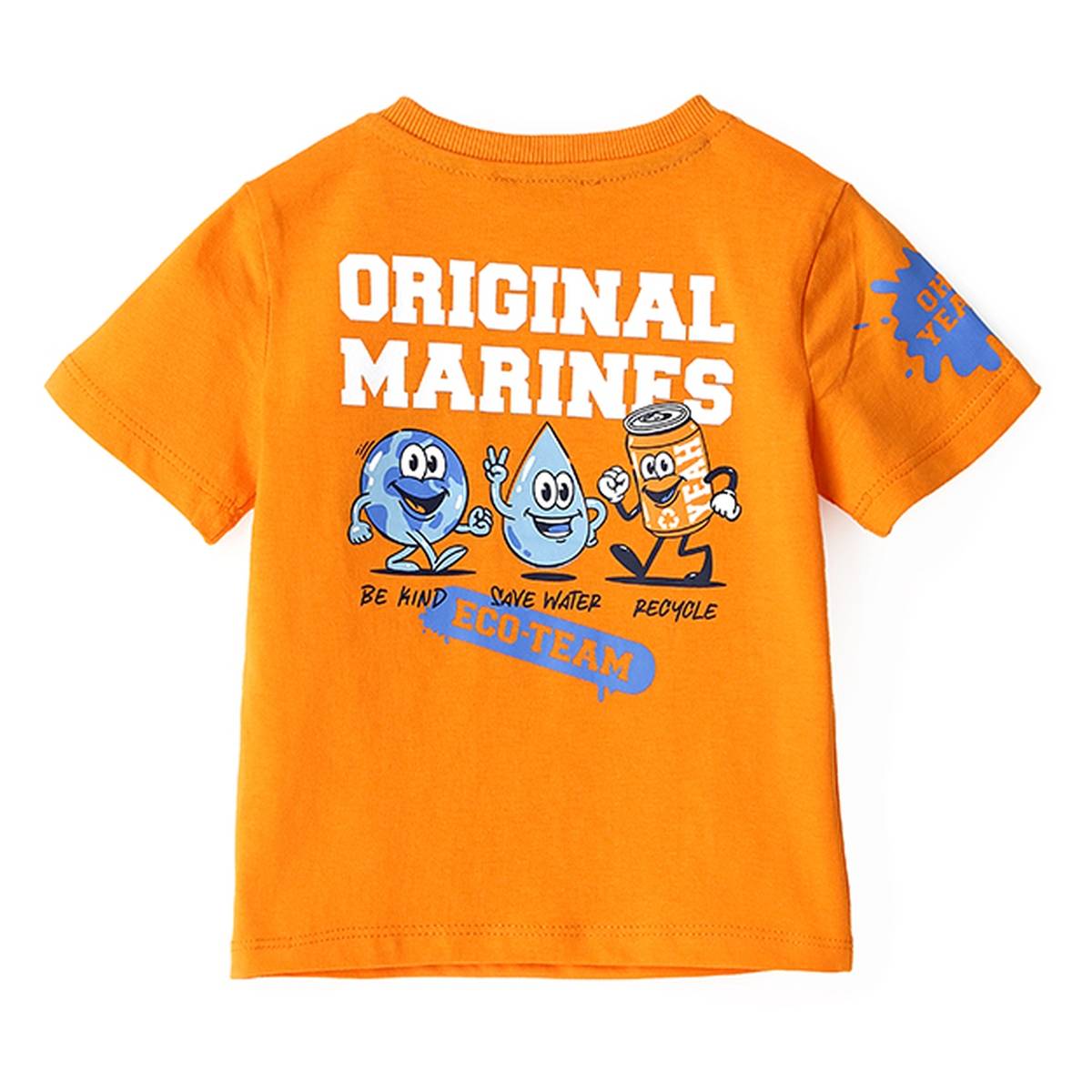 Original Marines majica KR DDP0311NM F Oranžna 74