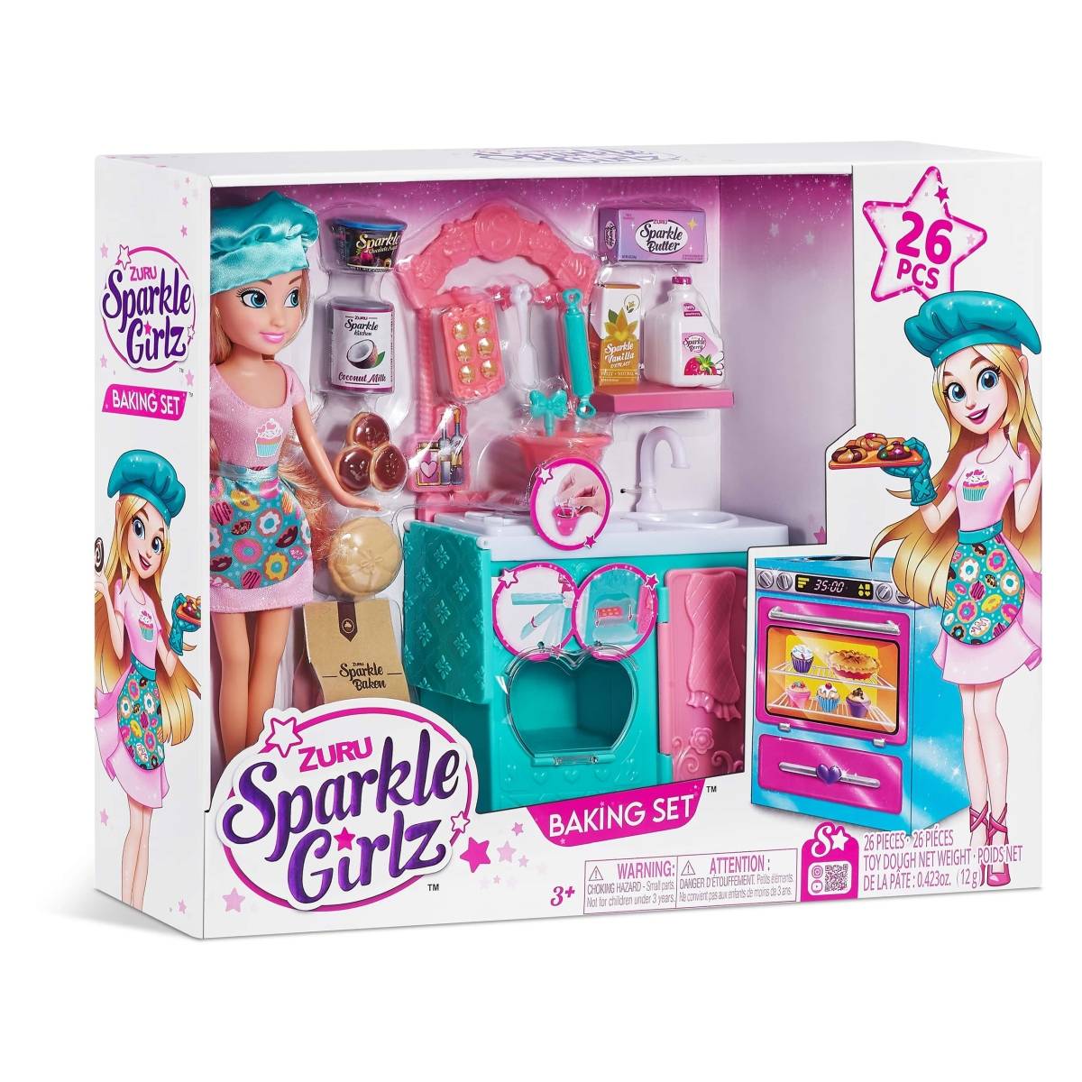 SPARKLE GIRLZ - kuharica set za igru (lutka 27cm) 100183