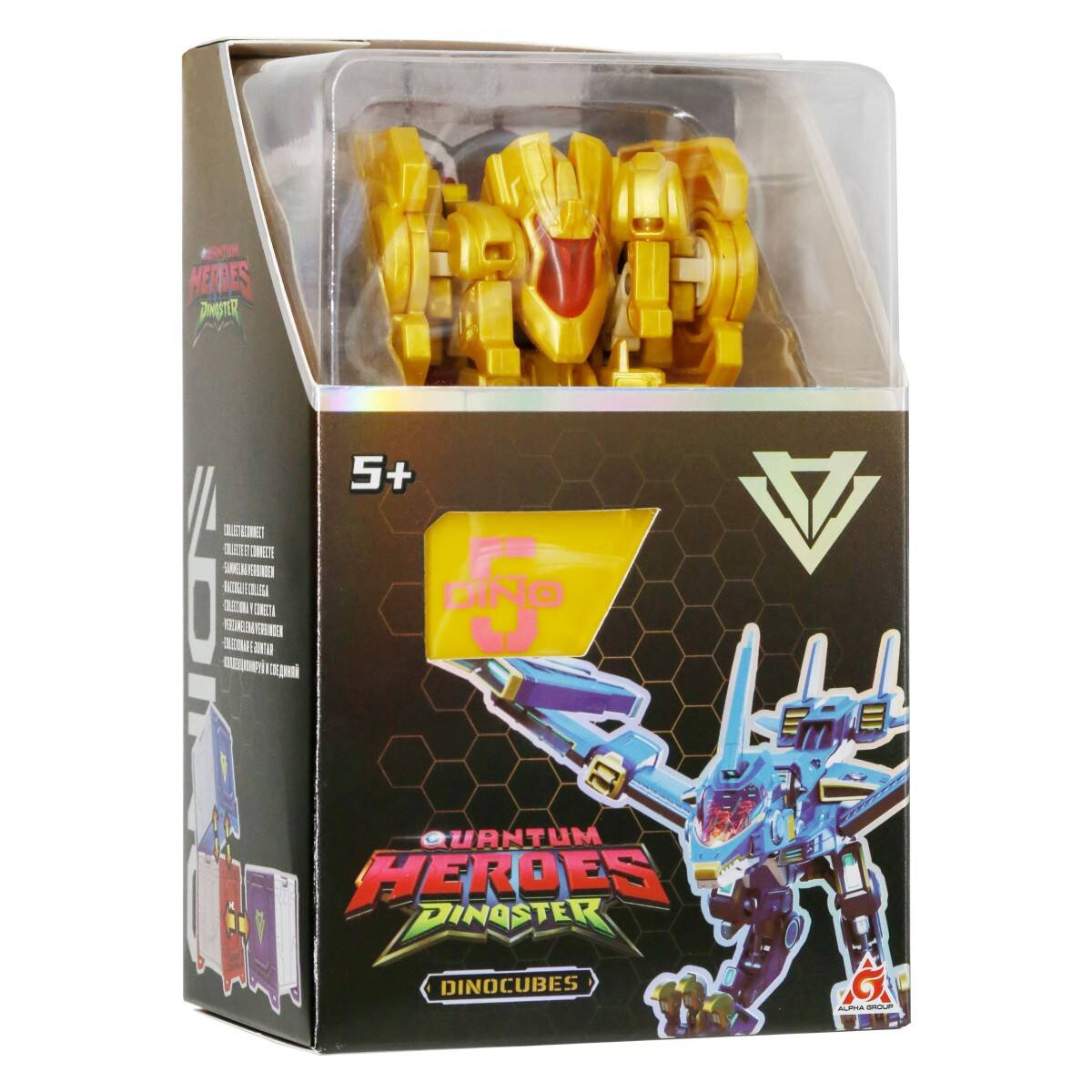 Dinoster Dinocubes PTERABOT zlat 44247