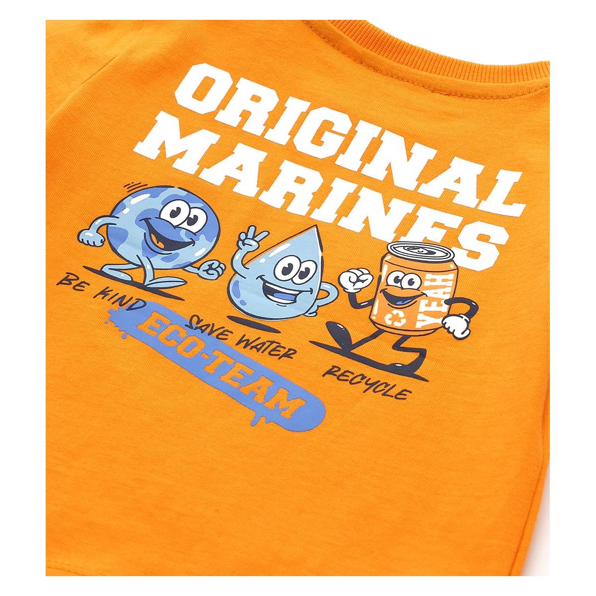 Original Marines majica KR DDP0311NM F Oranžna 80
