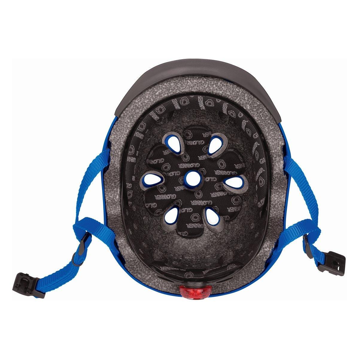 GLOBBER kaciga elite sa svjetlom xs/s ( 48-53cm ) plava racing