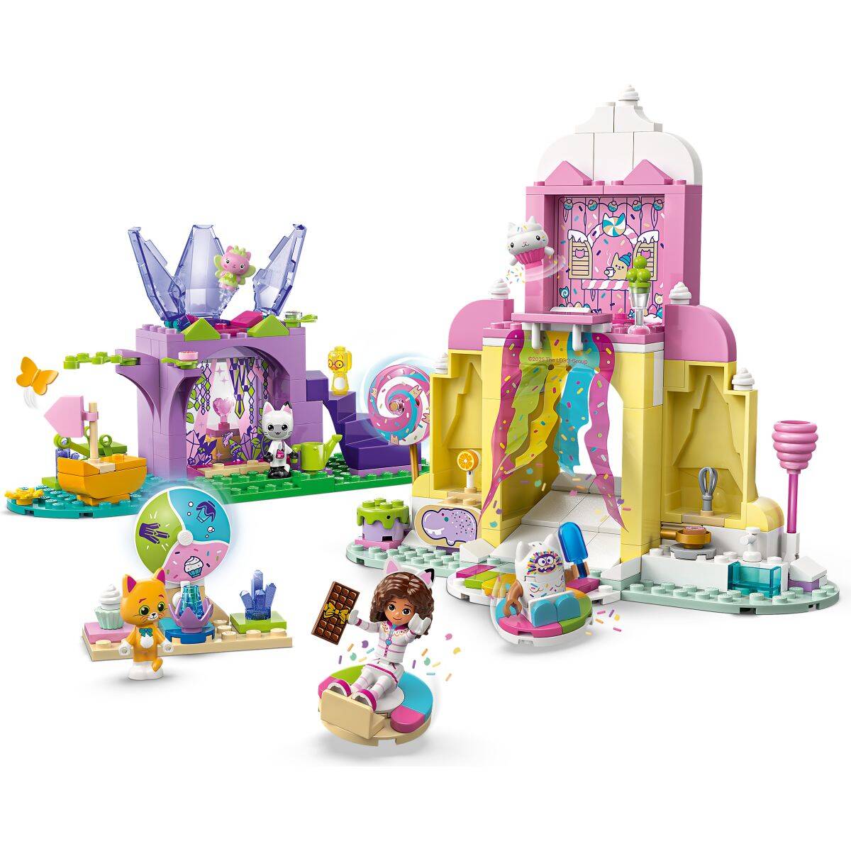 Lego Gabby's Dollhouse 11205 Gora posladkov in Kittyjin vrt
