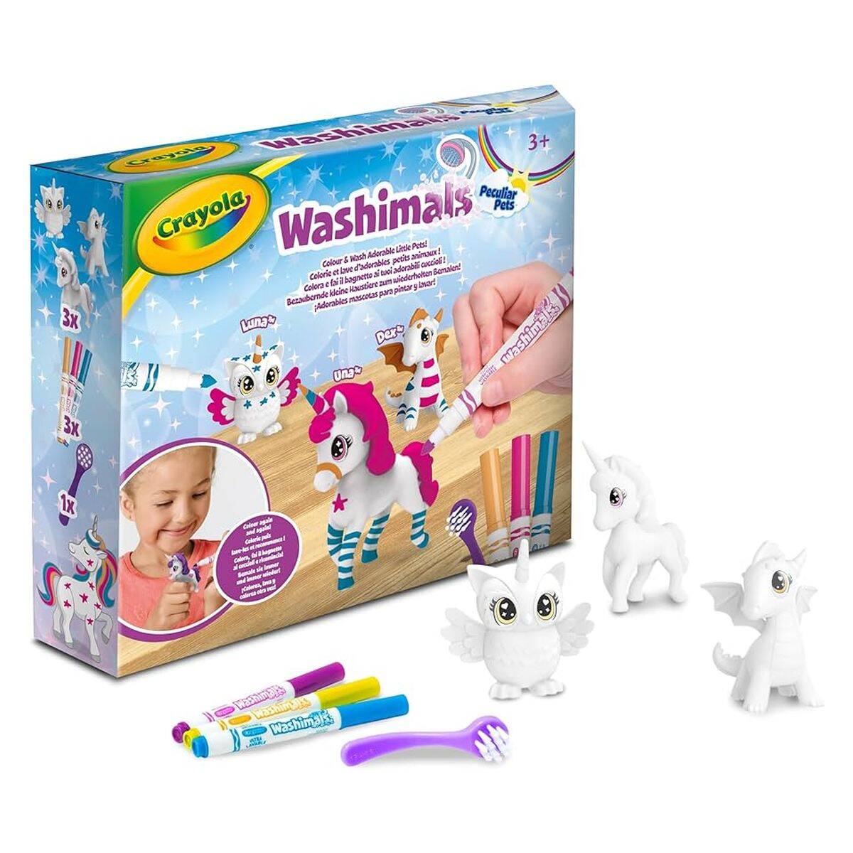 Crayola washimals figure hišnih ljubljenčkov 3 set