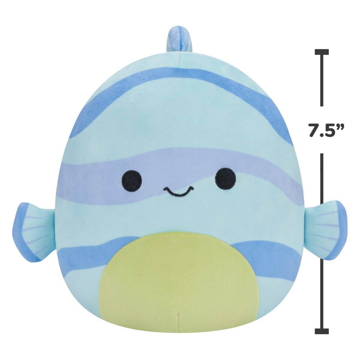 Squishmallows Leland, modra progasta ribica