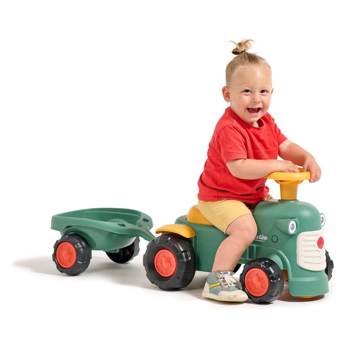 Falk traktor poganjalec Baby s prikolico