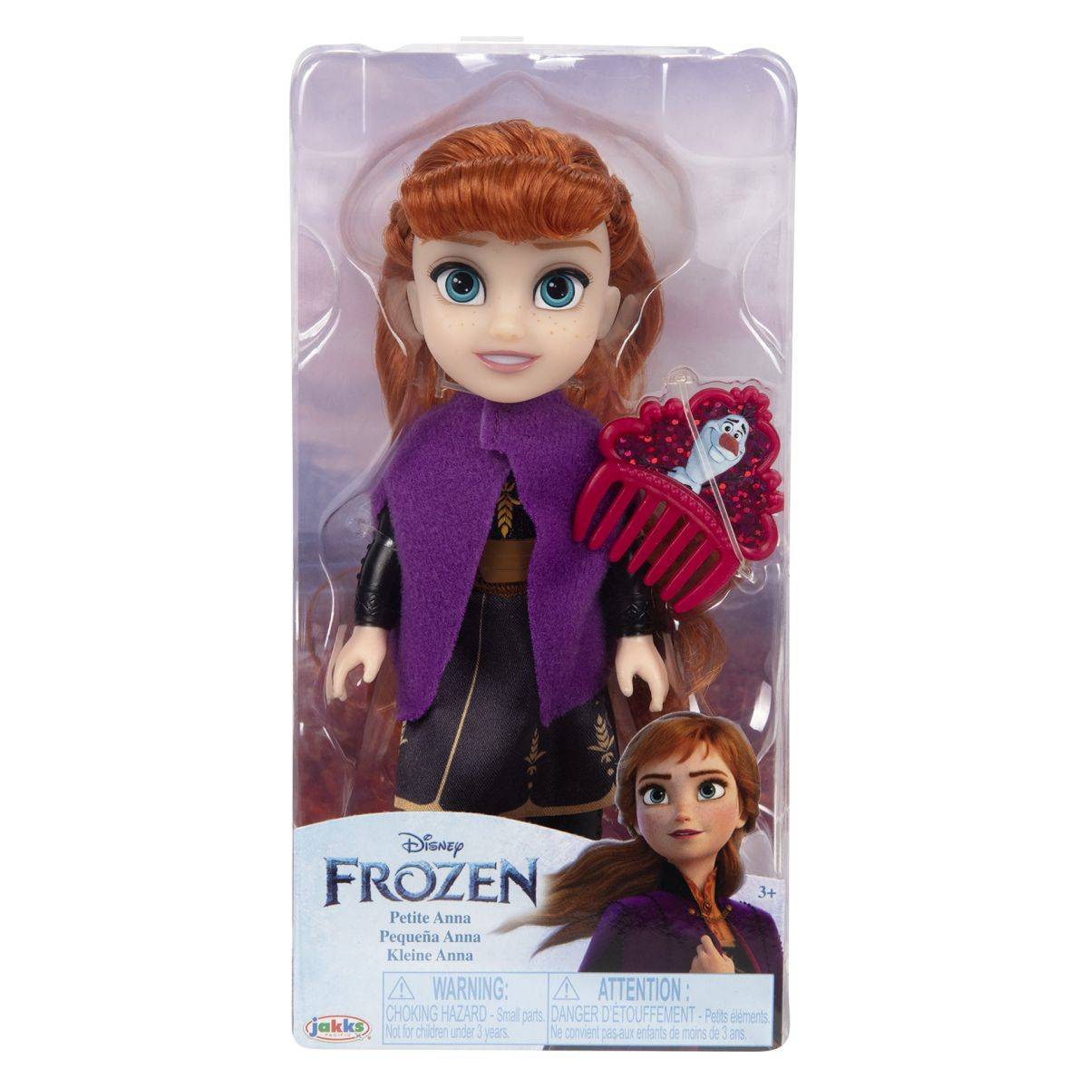 Jakks Pacific punčka Frozen Petite 15 cm sort.