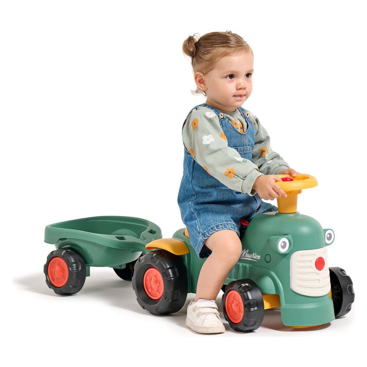 Falk traktor poganjalec Baby s prikolico