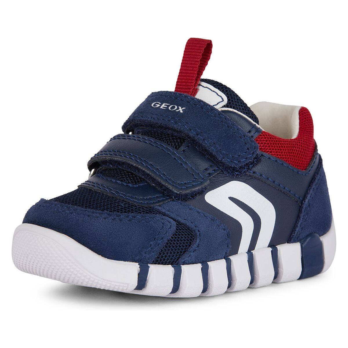 Geox čevelj nizek B3555D B IUPIDOO B. D C4244 02014 F navy/dk red 24